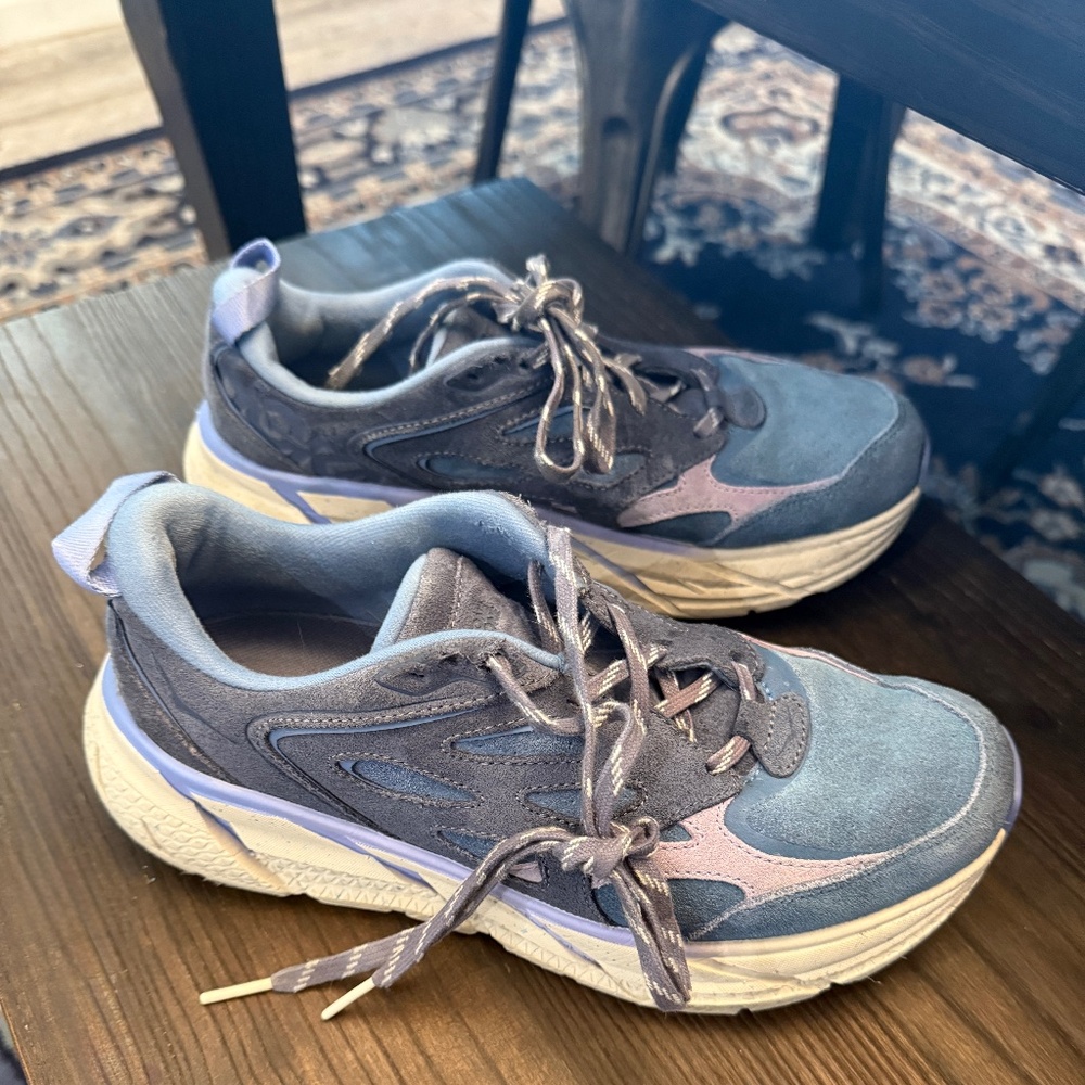 Women’s Athletic Walking Shoes in Blue and Lavender